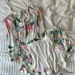 soma pajama tank and shorts set NWOT